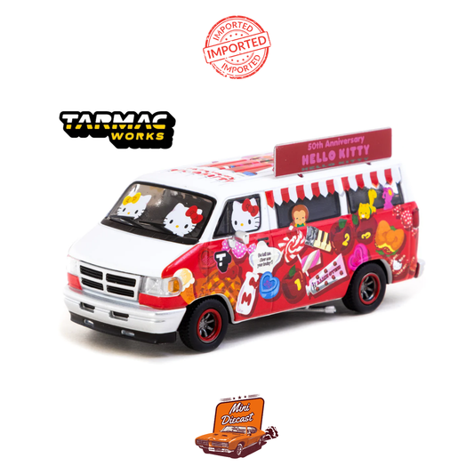 Tarmac Works Dodge Van Hello Kitty Food Truck