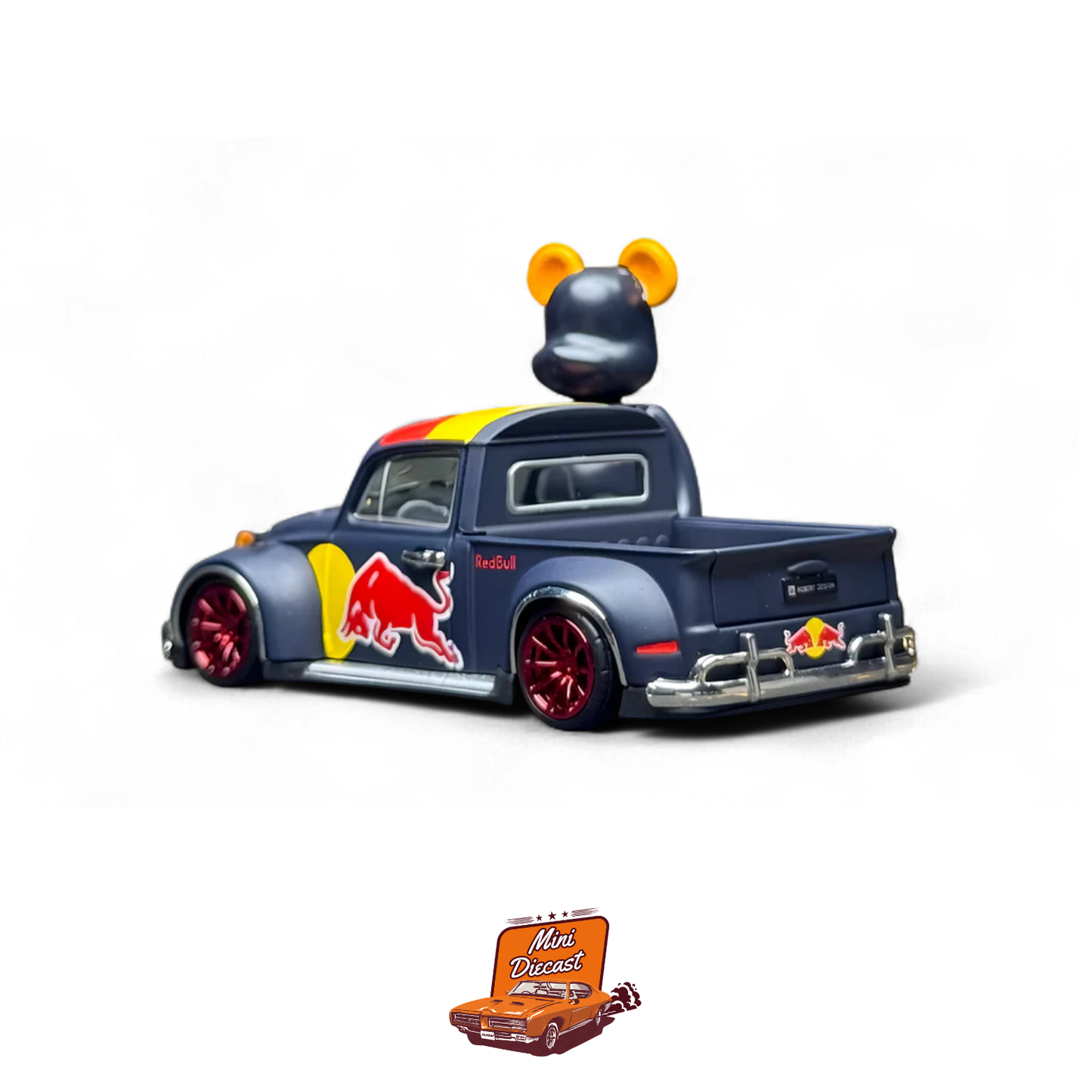 Liberty 64 Volkswagen Beetle Pickup – Red Bull Livery (With Bear Doll Accessory)
