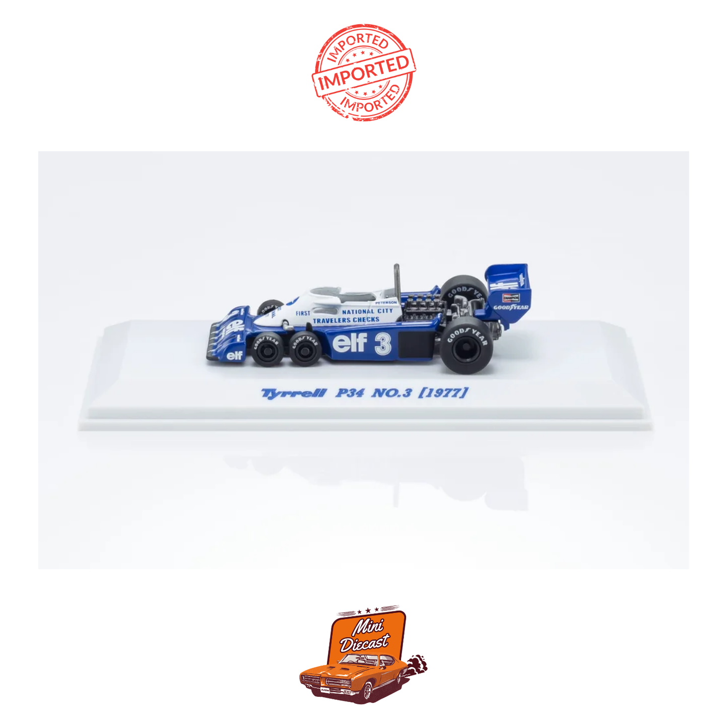 KYOSHO Tyrrell P34 No.3 (1977 Japanese GP)