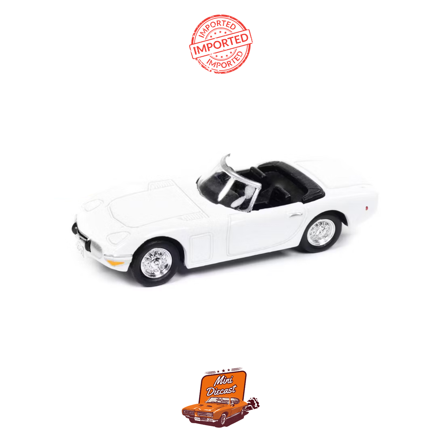 Johnny Lightning James Bond 007 “You Only Live Twice” 1967 Toyota 2000GT Convertible (Imported)