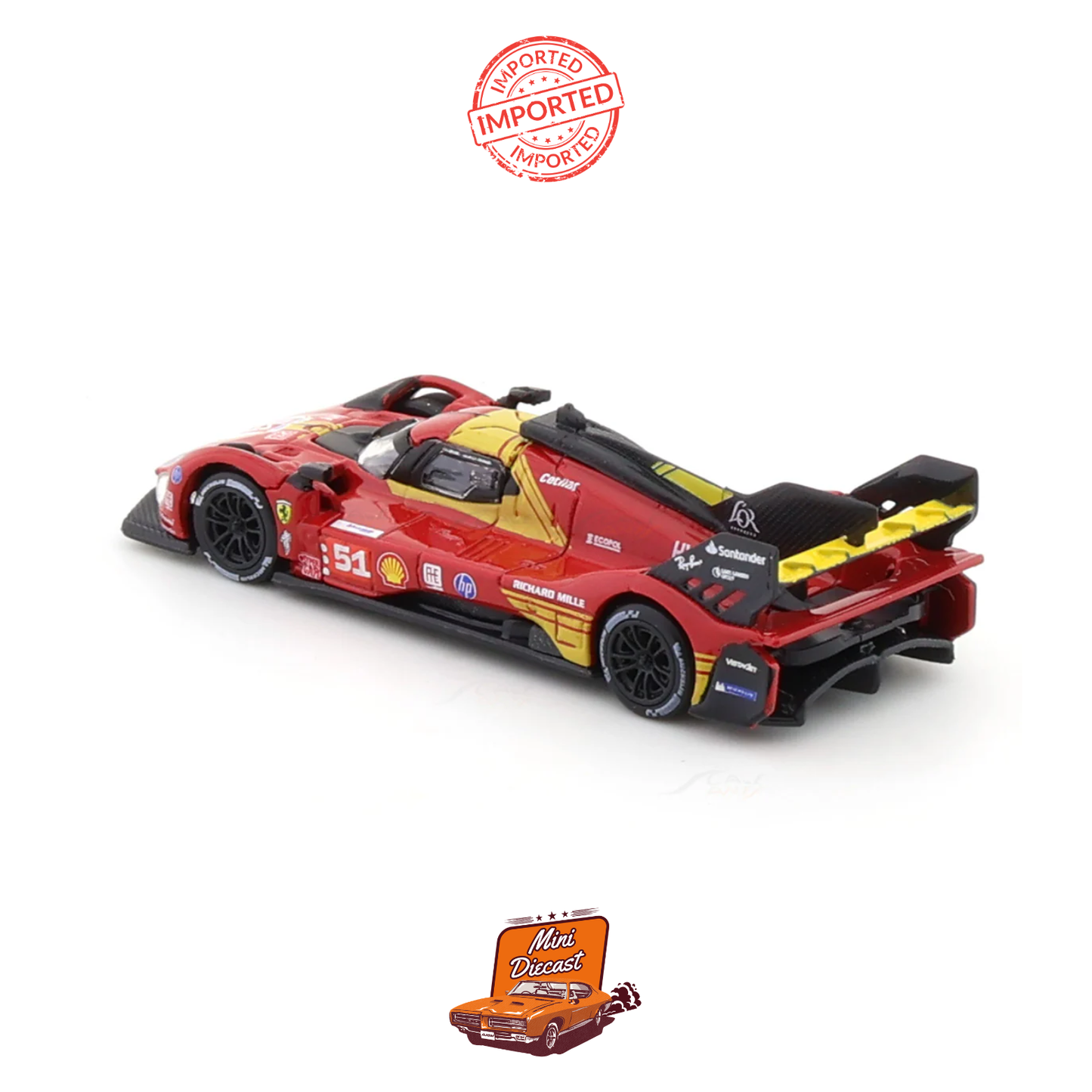 Bburago 1:64 - Ferrari 499P Red Livery