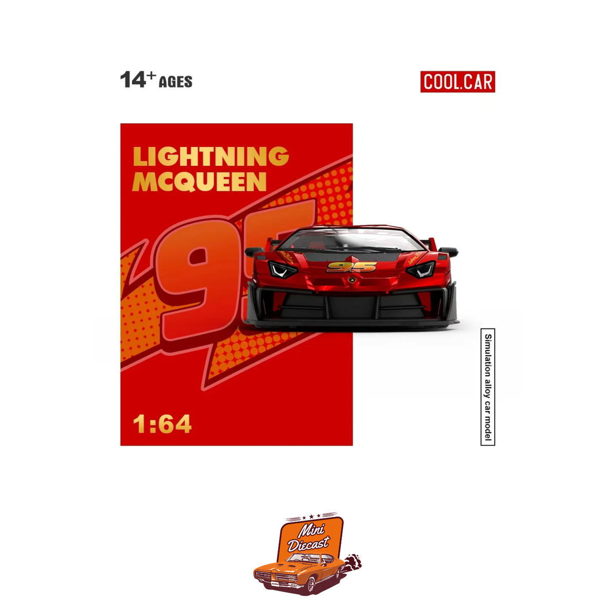 COOLCAR Lamborghini GT EVO Lightning McQueen (CC643832)