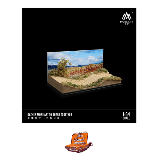 MoreArt Rough and Rugged Hill Scene Diorama for 1:64 Scale (MO901319)