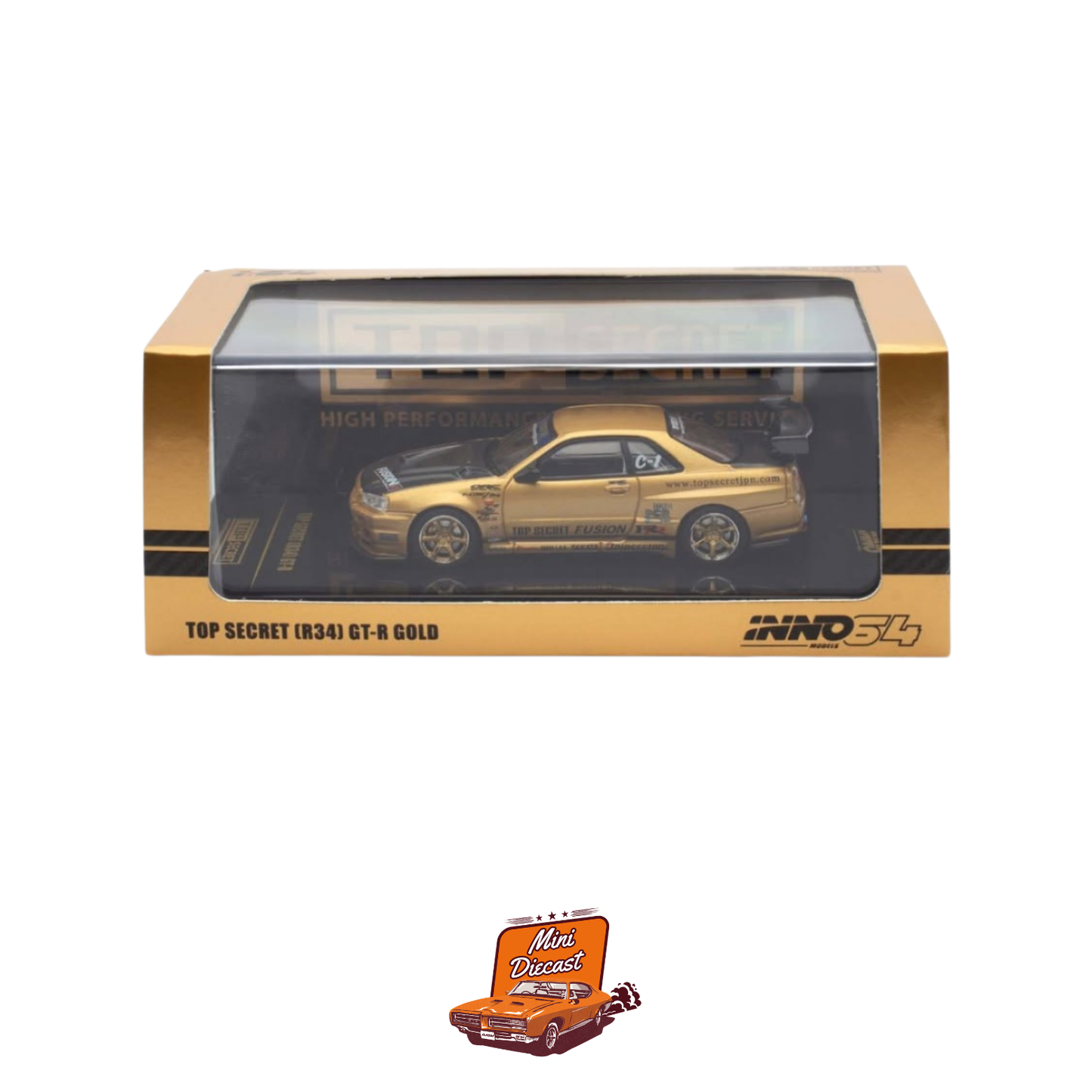 INNO64 Top Secret GT-R (R34) Gold IN64-R34TS-GOLD