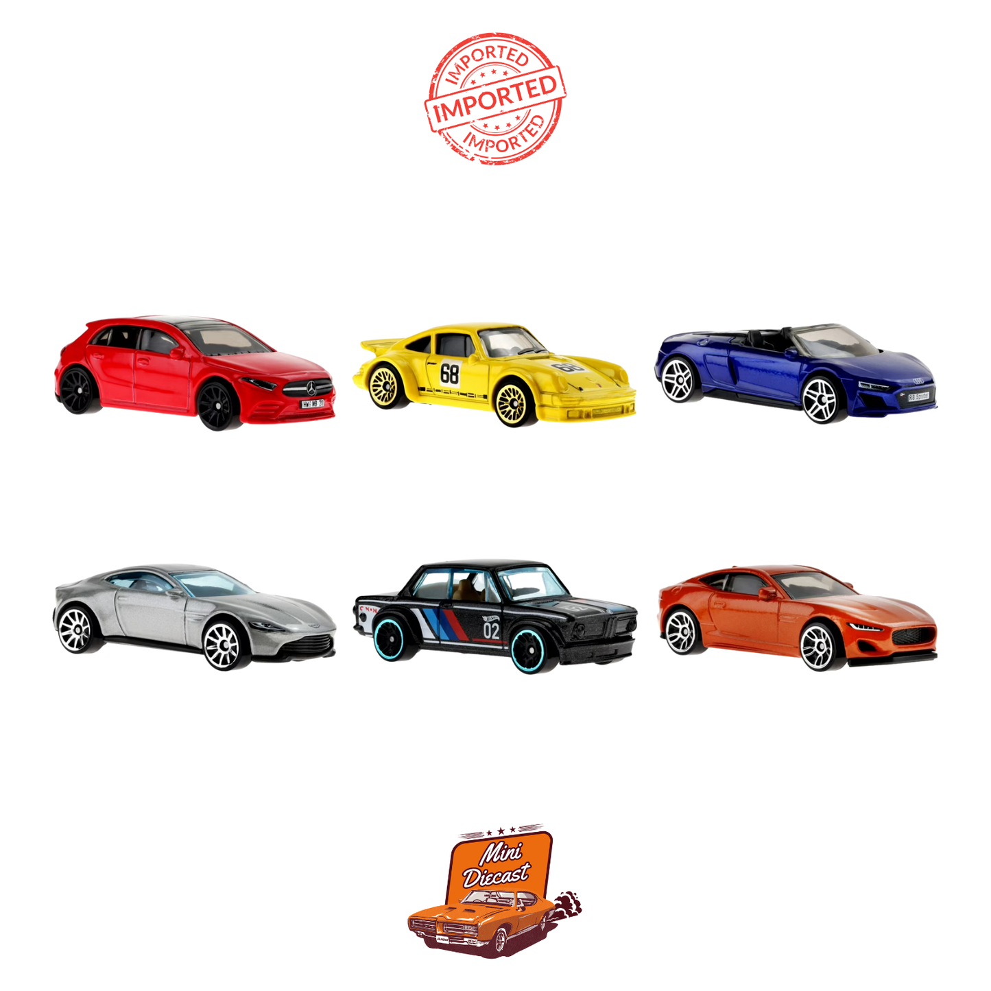 Hot Wheels European Car Culture Multipack (Set of 6) – (Sealed / Imported)
