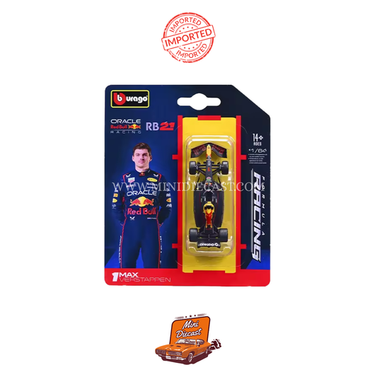 Bburago F1 1:64 Scale – Set of 6 (Red Bull, Ferrari, Mercedes, McLaren) (Imported)