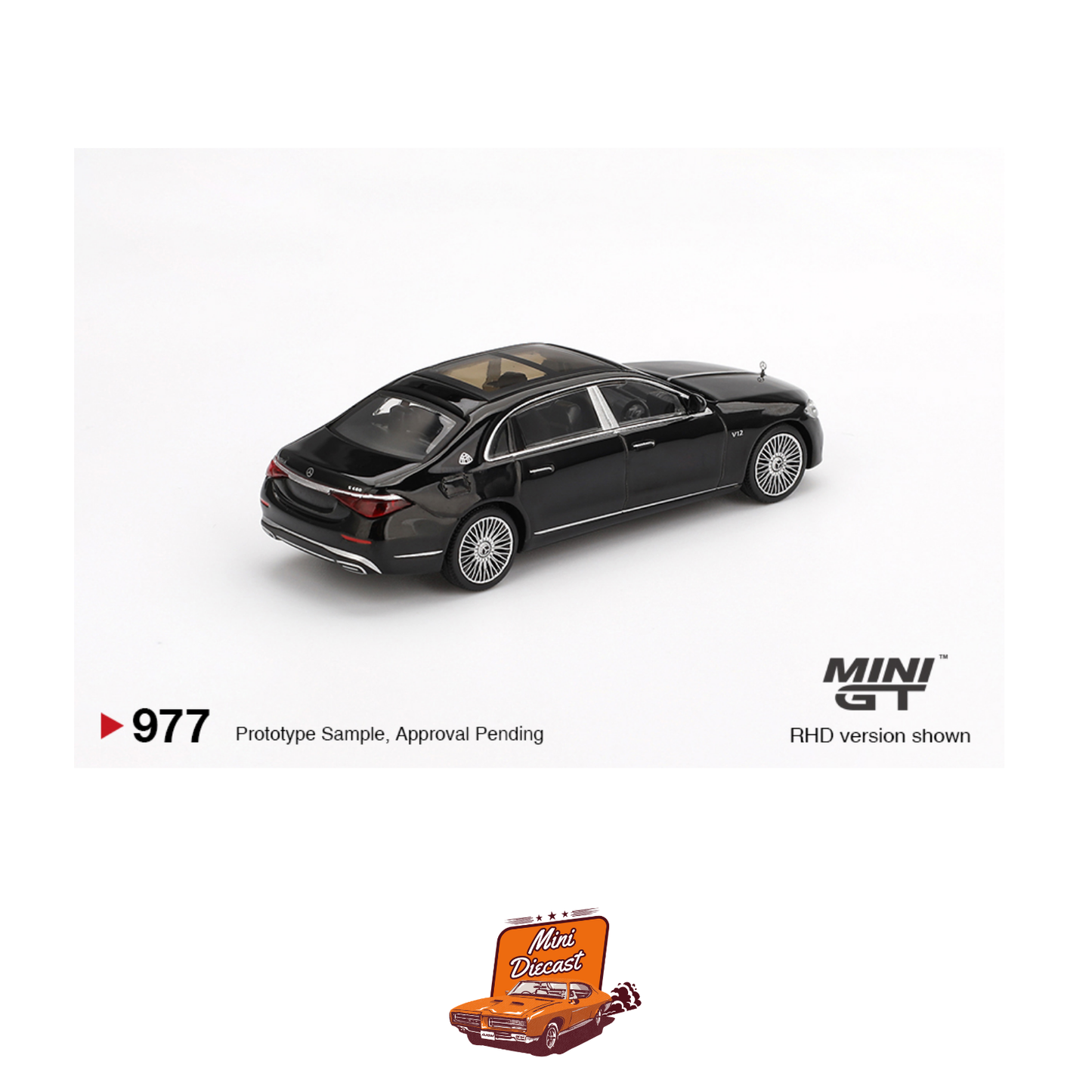Mini GT #977 Mercedes-Maybach S 680 Black (Imported)