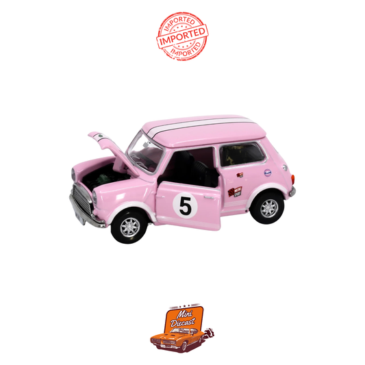 Tiny City No.11 Mini Cooper Mk 1 Pink (5) 1:50 Scale