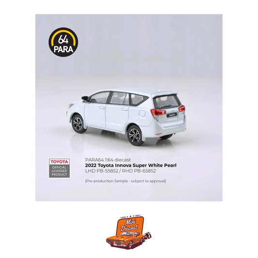 PARA64 2022 Toyota Innova – Super White Pearl (1:64 Scale)