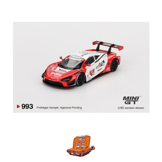 Mini GT #993 McLaren 720S GT3 Evo Pfaff Motorsports 2024 IMSA Laguna (Blister Pack)