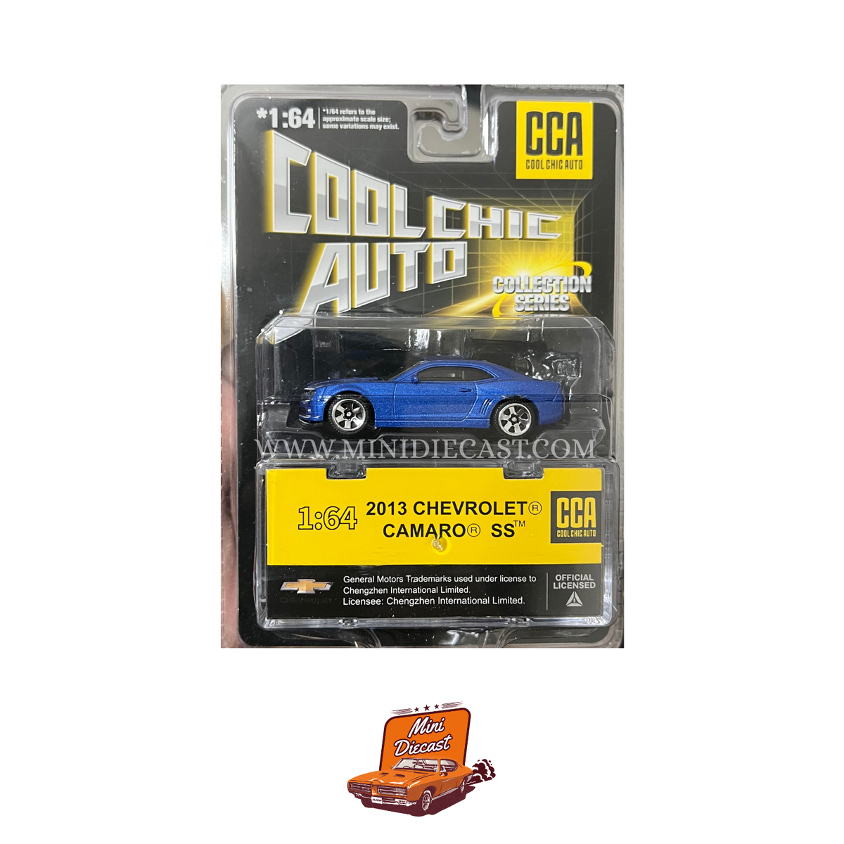 CCA 2013 Chevrolet Camaro SS Blue – Blister Pack (With Stackable Display Box)