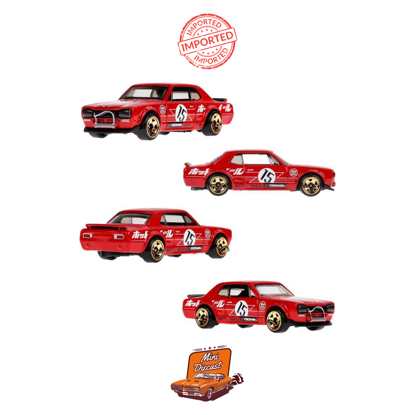 Hot Wheels Silver Series Nissan Skyline HT 2000GT-X J-Imports (Sealed / Imported) with Protector Case