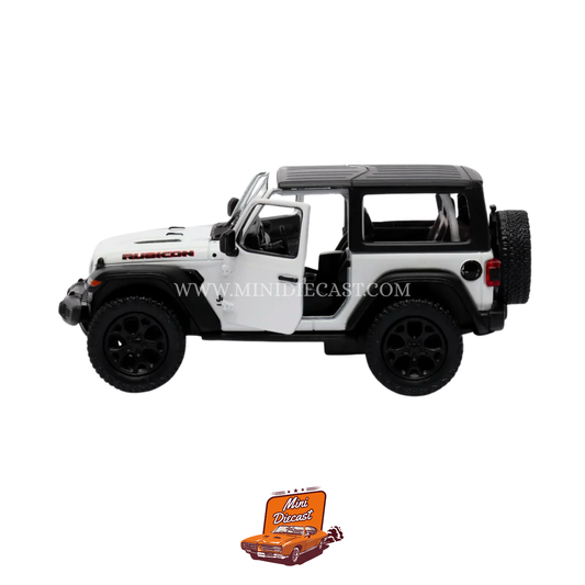 Kinsmart 2018 Jeep Wrangler (Hard Top) – 1:34 Scale White
