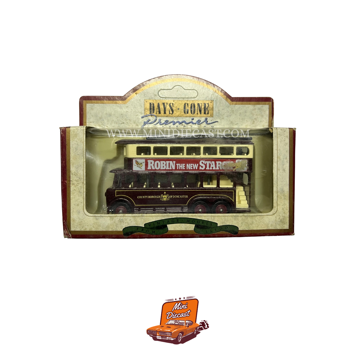 Lledo Days Gone Vintage Models Premier Collection 1928 Karrier E6 Trolley Bus Robin Starch (41000)