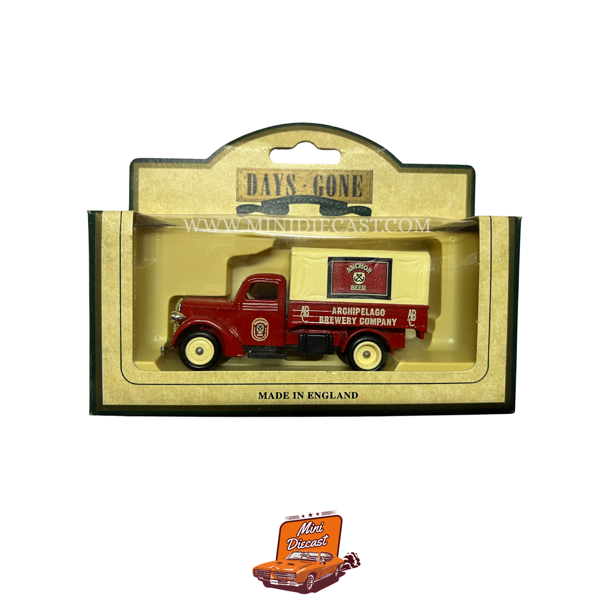 Lledo Days Gone Vintage Models 1939 Ford Canvas-Back Truck Anchor Beer (7000)