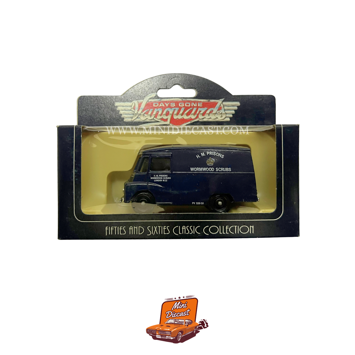 Lledo Days Gone Vintage Models 1959 Morris LD 150 Van Wormwood Scrubs (71001) (Dark Blue)