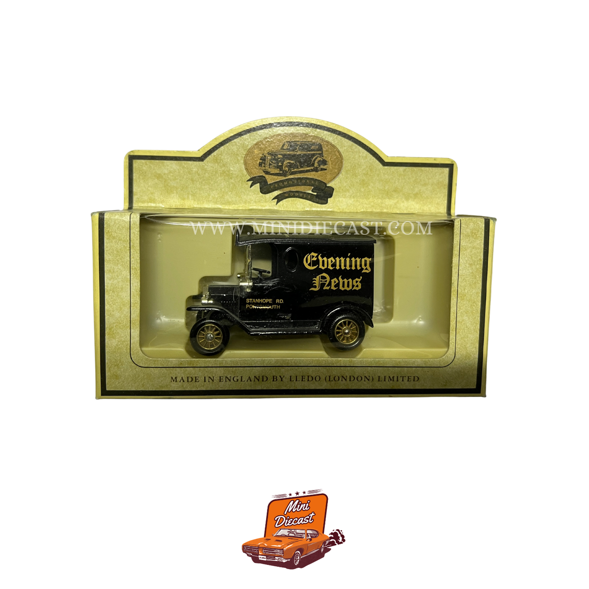 Lledo Days Gone Vintage Models 'T' Ford Delivery Van Cambridge Evening News