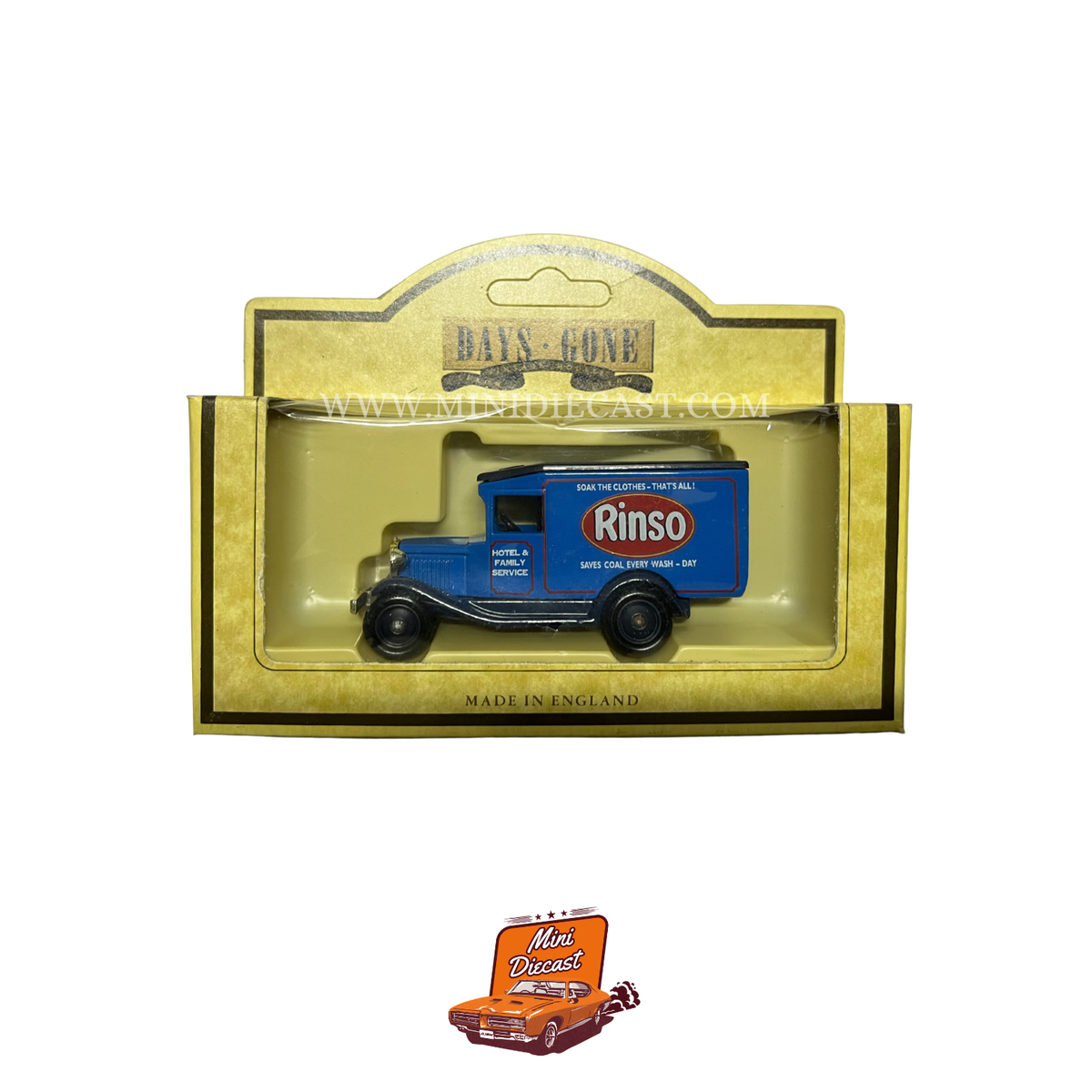 Lledo Days Gone Vintage Models 1934 Model 'A' Ford Van Rinso Soap (13049)
