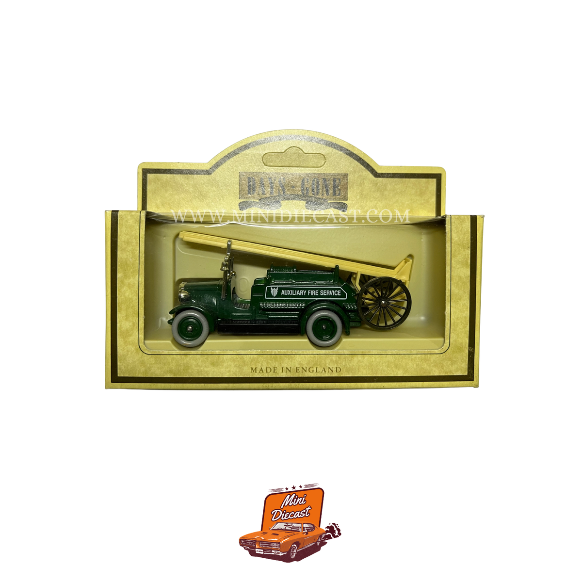 Lledo Days Gone Vintage Models 1934 Dennis Fire Engine Auxiliary Fire Station (12006)