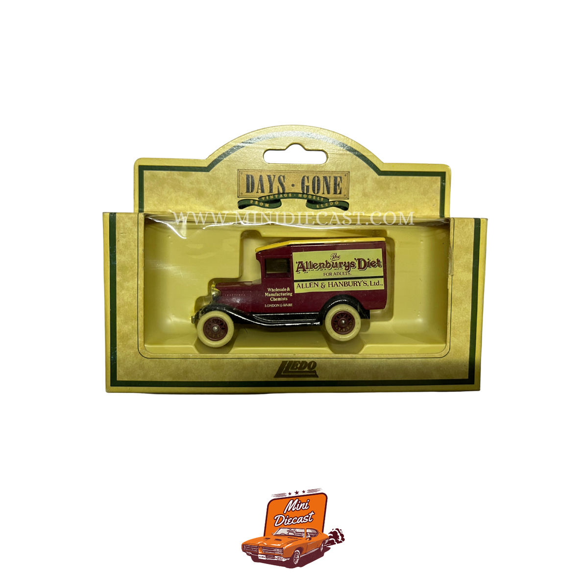 Lledo Days Gone Vintage Models 1934 Model 'A' Ford Van Allenbur's Diet (13033)