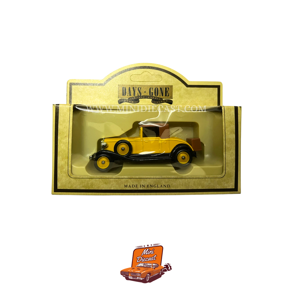 Lledo Days Gone Vintage Models 1932 Rolls Royce Playboy Yellow (24000)