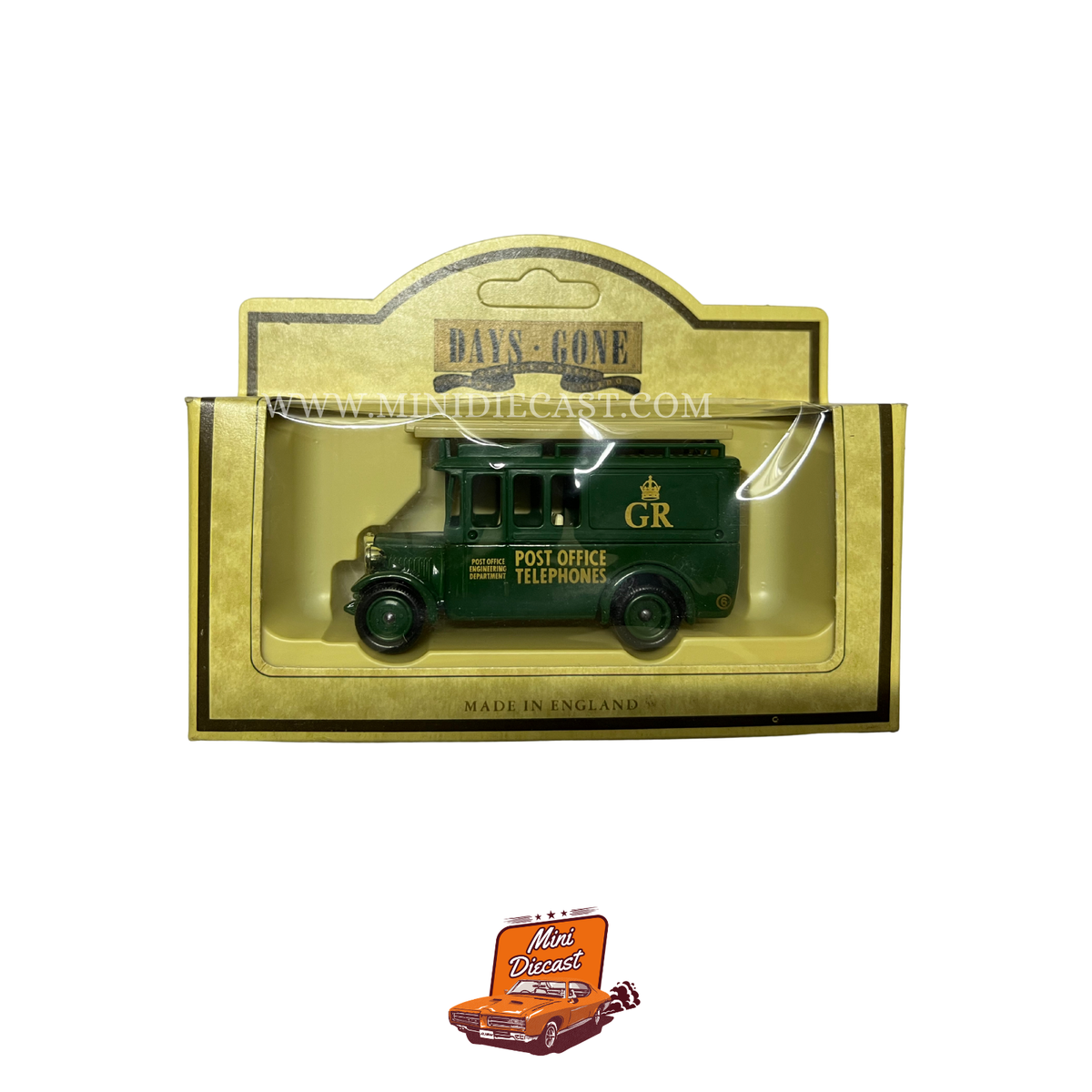 Lledo Days Gone Vintage Models 1932 Dennis Limousine GPO Telephones (35001) – vintage Lledo Days Gone diecast model, SKU LDGB6-73; box condition Blister Damage