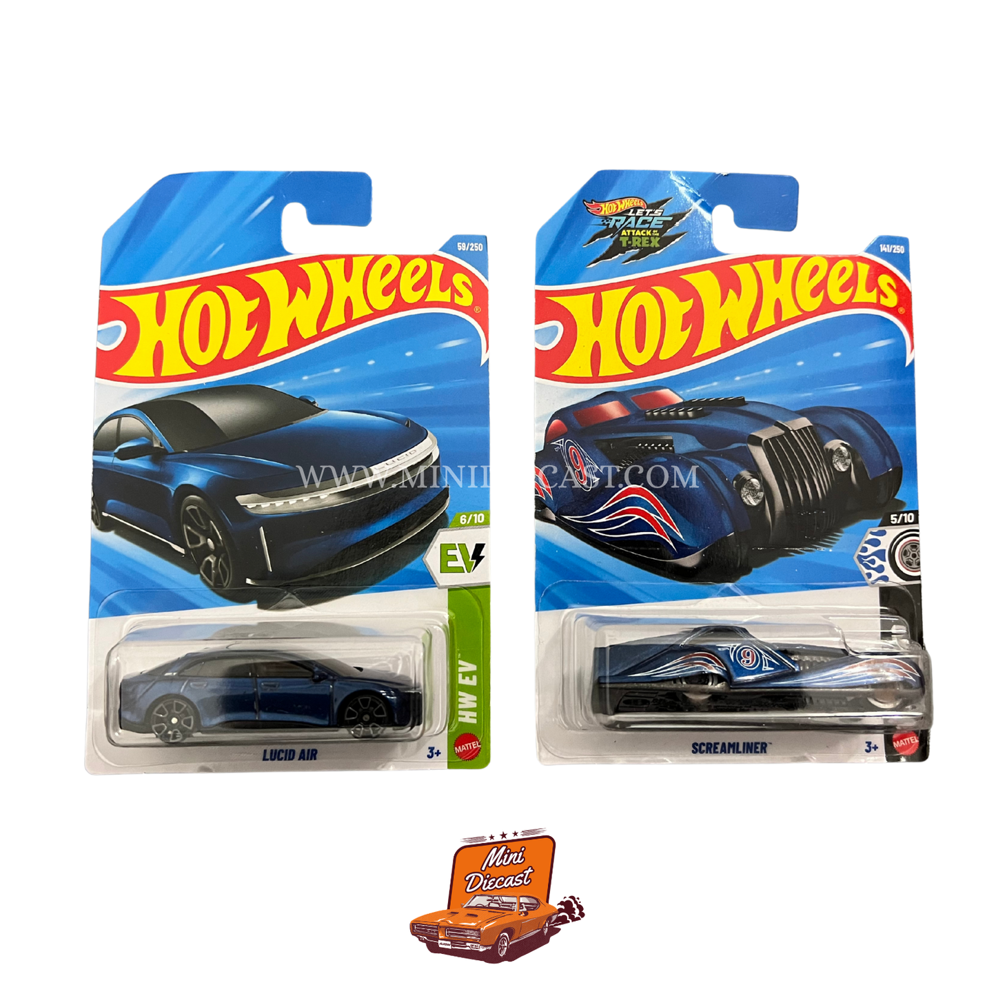 Hot Wheels Mainline (Set of 2) – Lucid Air / Screamliner