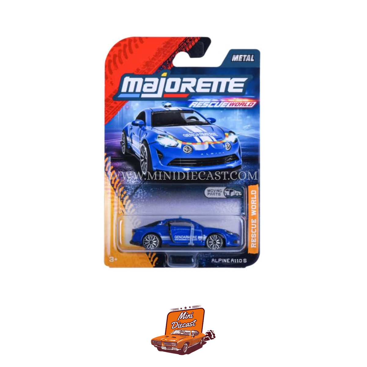 Majorette Rescue World Premium Cars Alpine A110 S