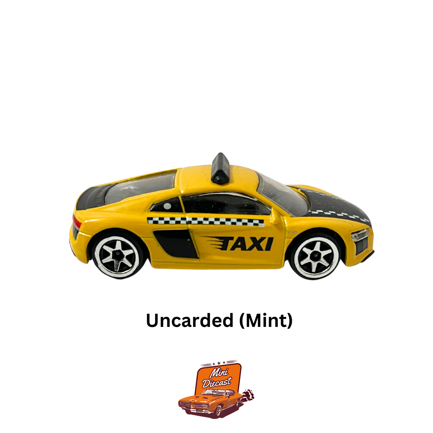 Majorette – Audi R8 Coupé Taxi (Uncarded / Mint Condition)