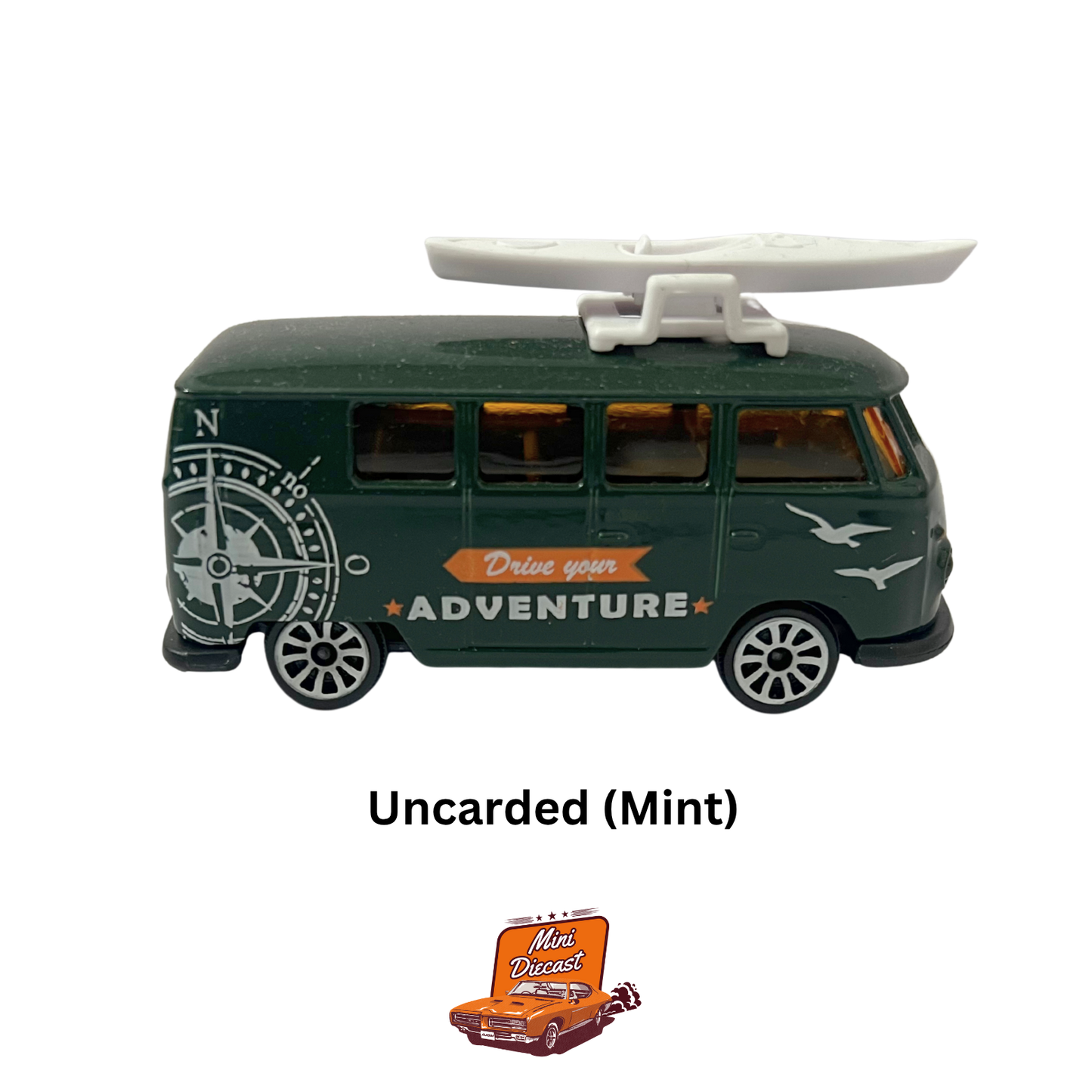 Majorette – Volkswagen T1 (Green) (Uncarded / Mint Condition)