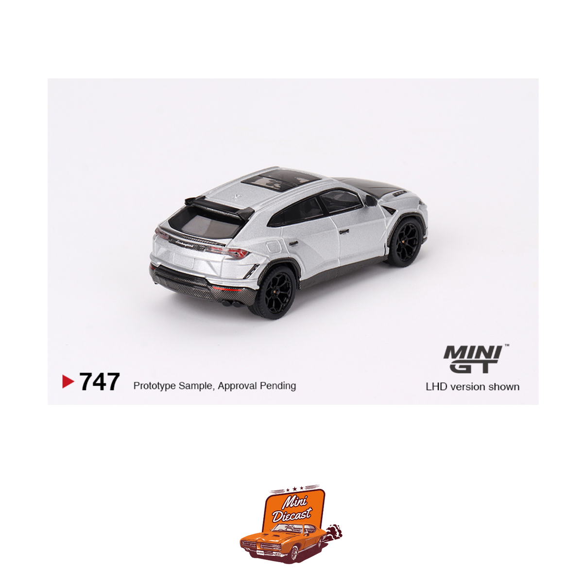 Mini GT #747 Lamborghini Urus Performante Grigio Nimbus (Blister Pack) (Imported)