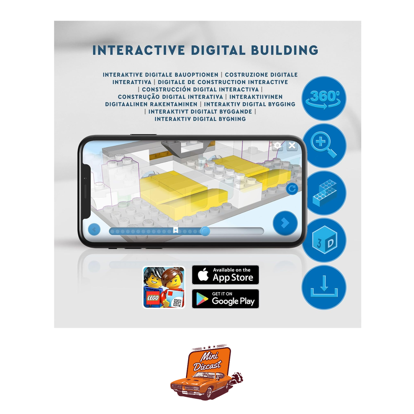 LEGO Technic Ferrari SF-24 F1 Car (1361 Pieces)