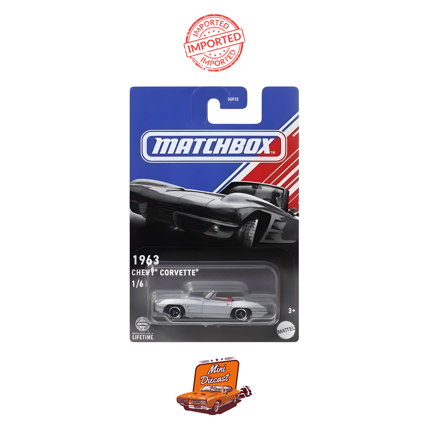 Matchbox 1963 Chevy Corvette (Sealed / Imported)