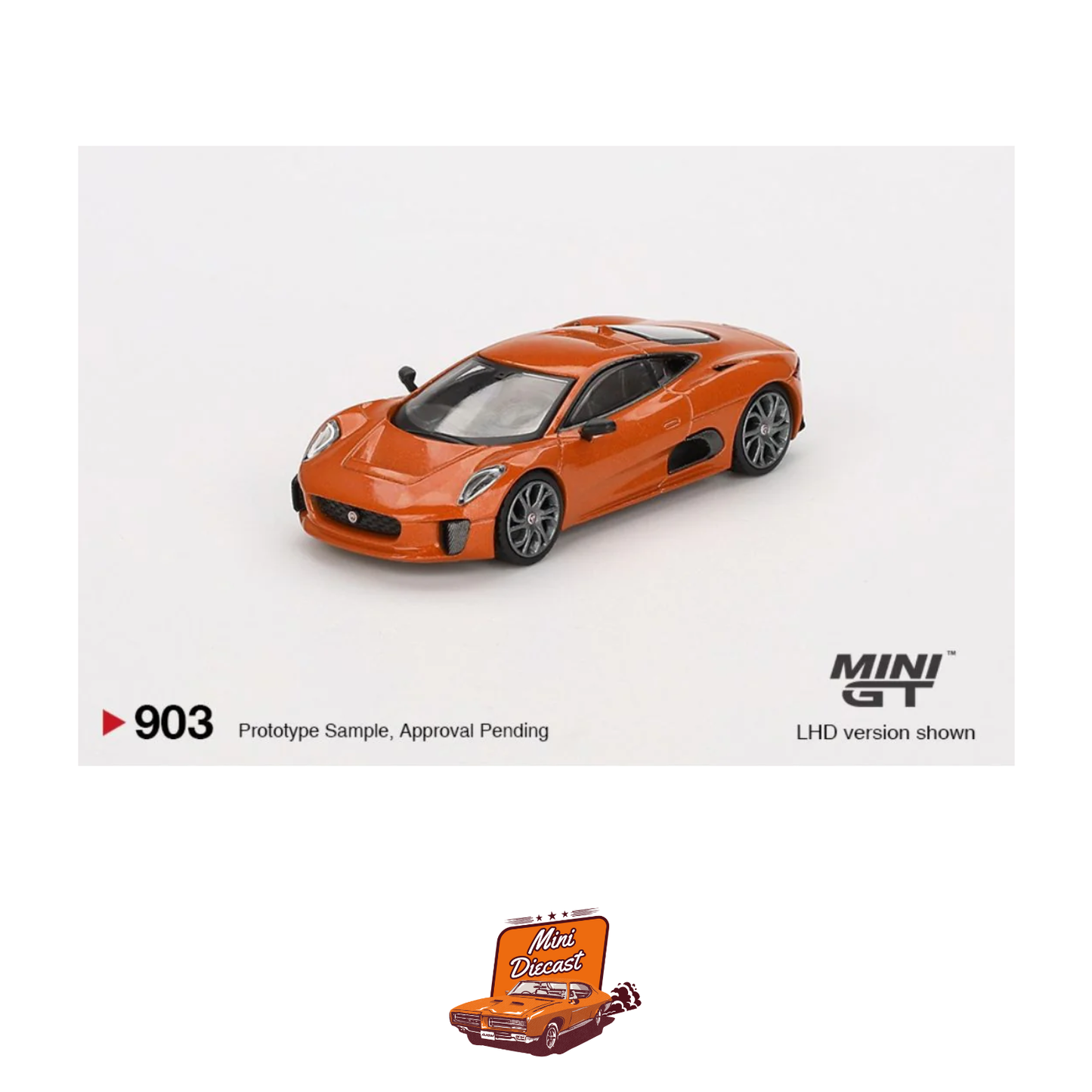 Mini GT – James Bond 007 “Spectre” Jaguar C-X75 (Blister Pack)