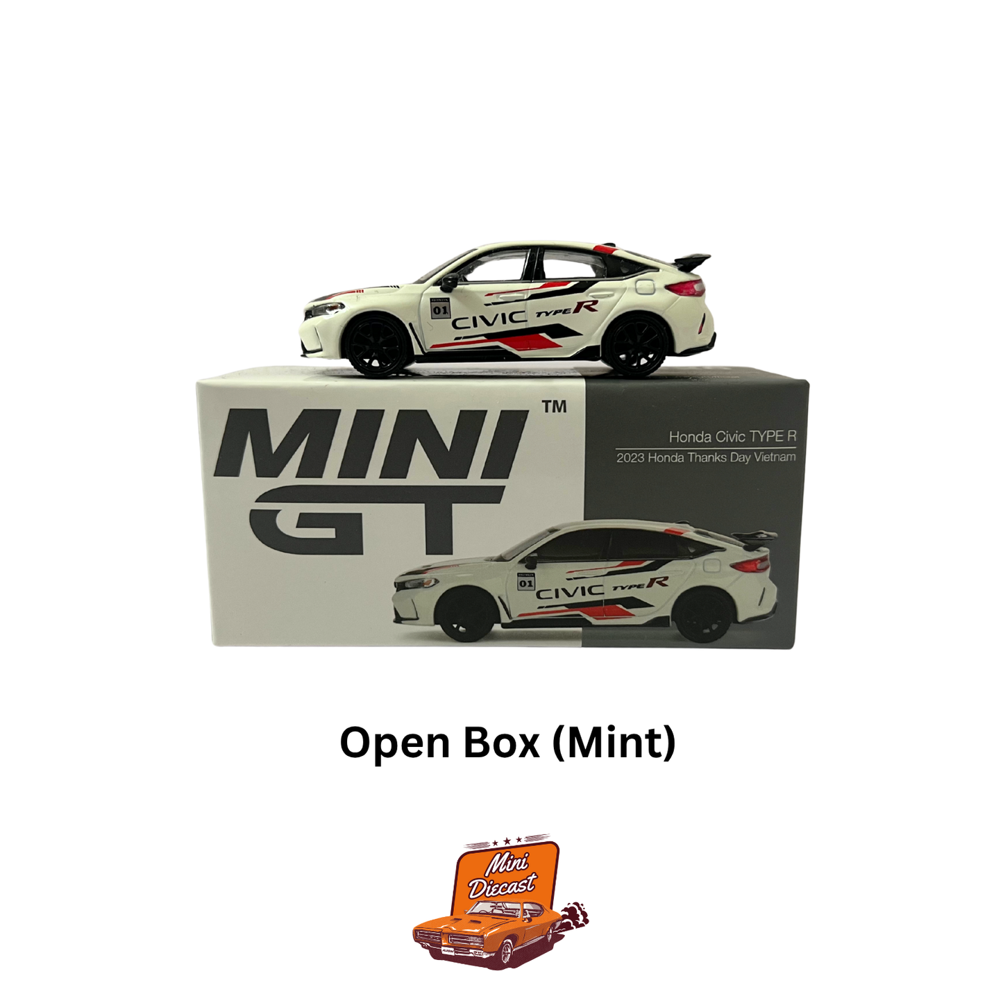 Mini GT – Honda Civic Type R (2023 Honda Thanks Day Vietnam) (Unsealed / Mint Condition)