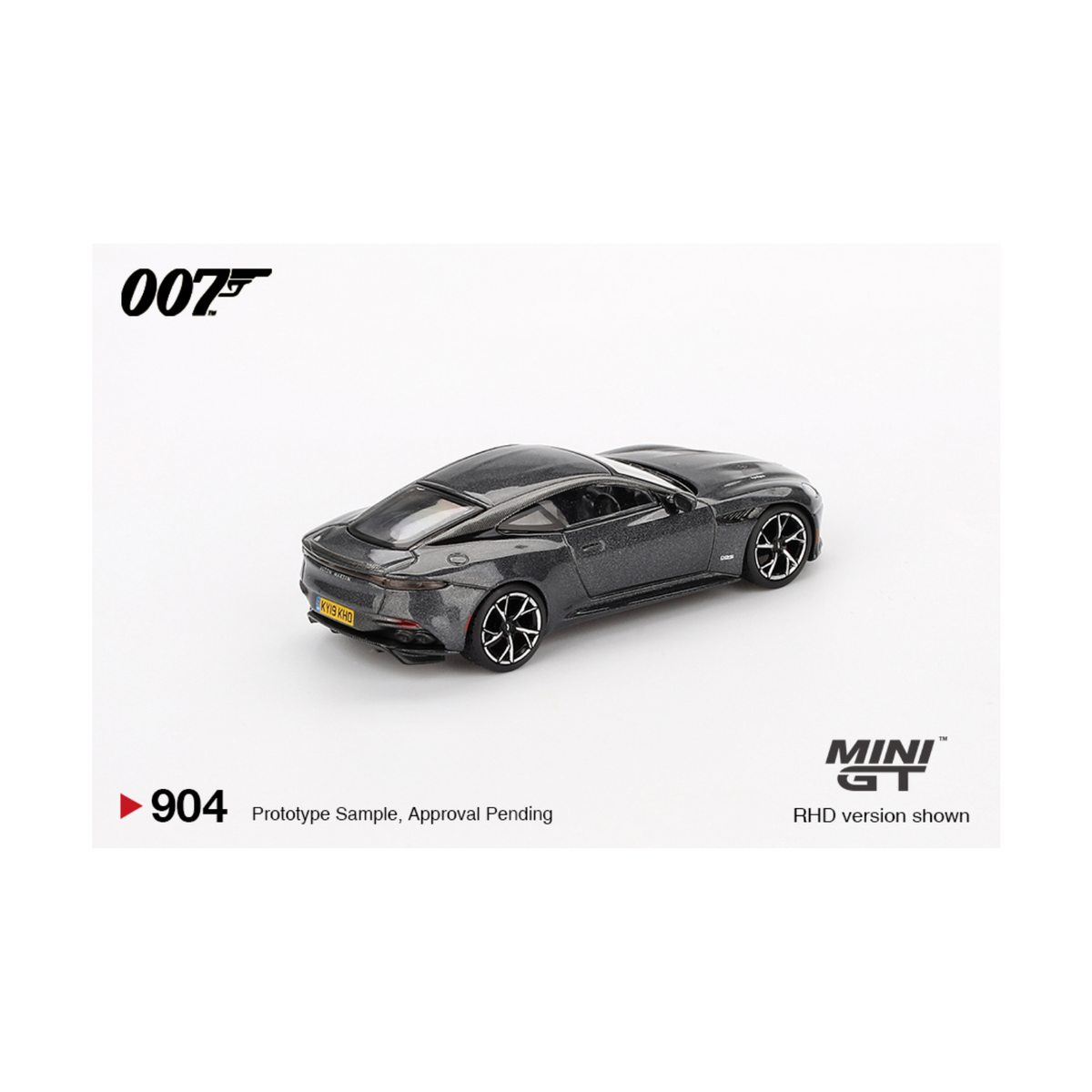 Mini GT #904 Aston Martin DBS “No Time To Die” 007 James Bond (Simplified Chinese)