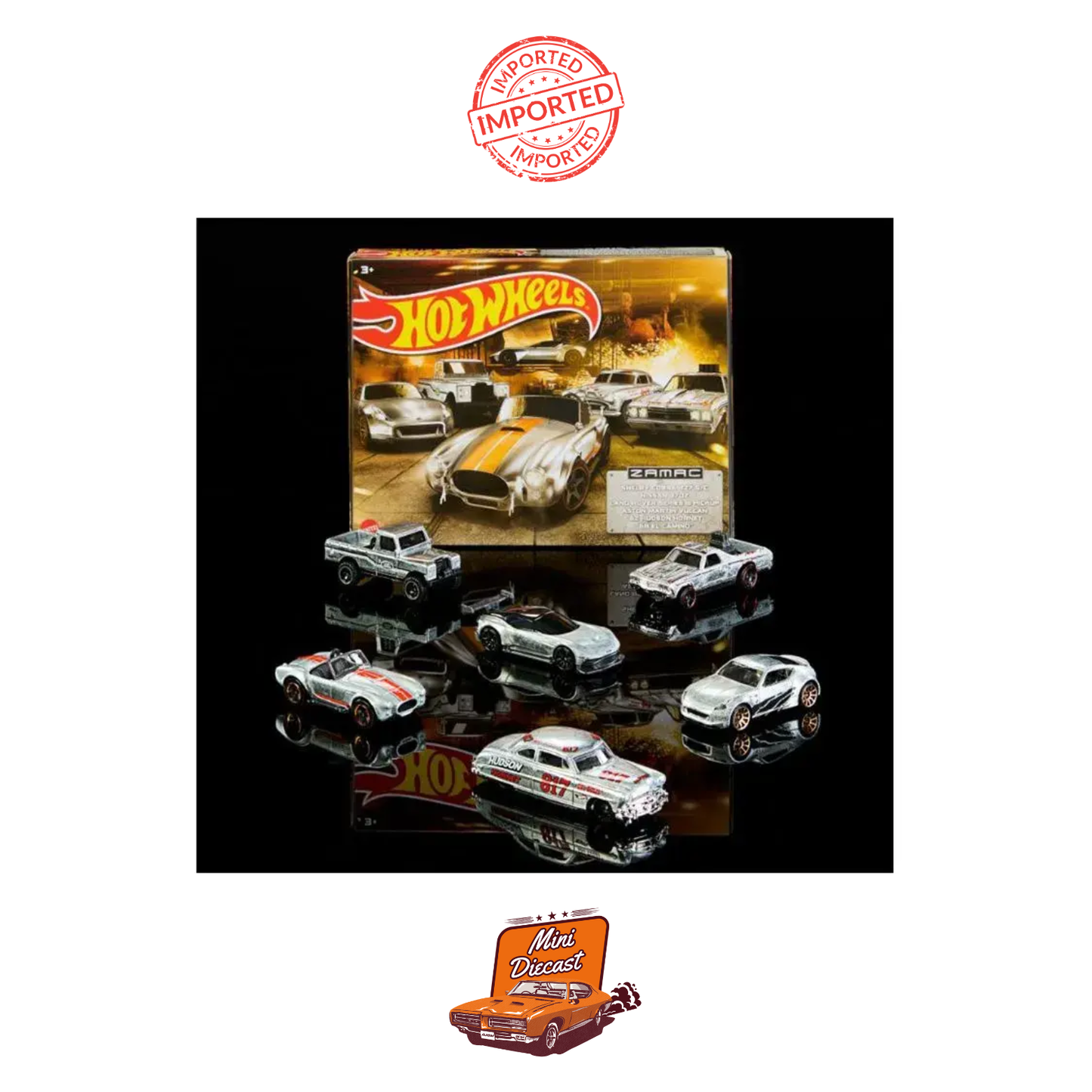 Hot Wheels ZAMAC 6-Pack (Sealed / Imported)