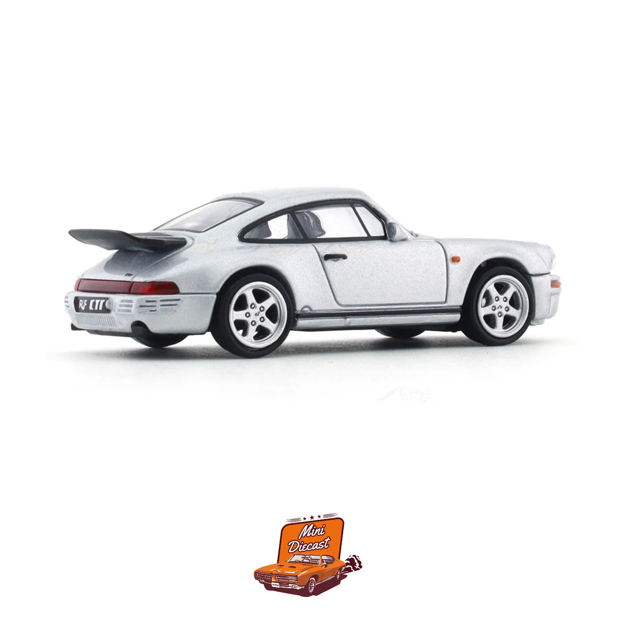 PARA64 1987 Porsche RUF CTR “Yellowbird” – Silver (1:64 Scale)