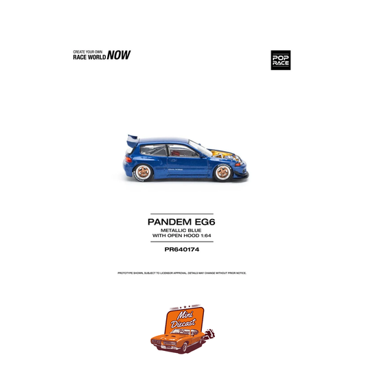 Pop Race Pandem Civic EG6 PR64-174