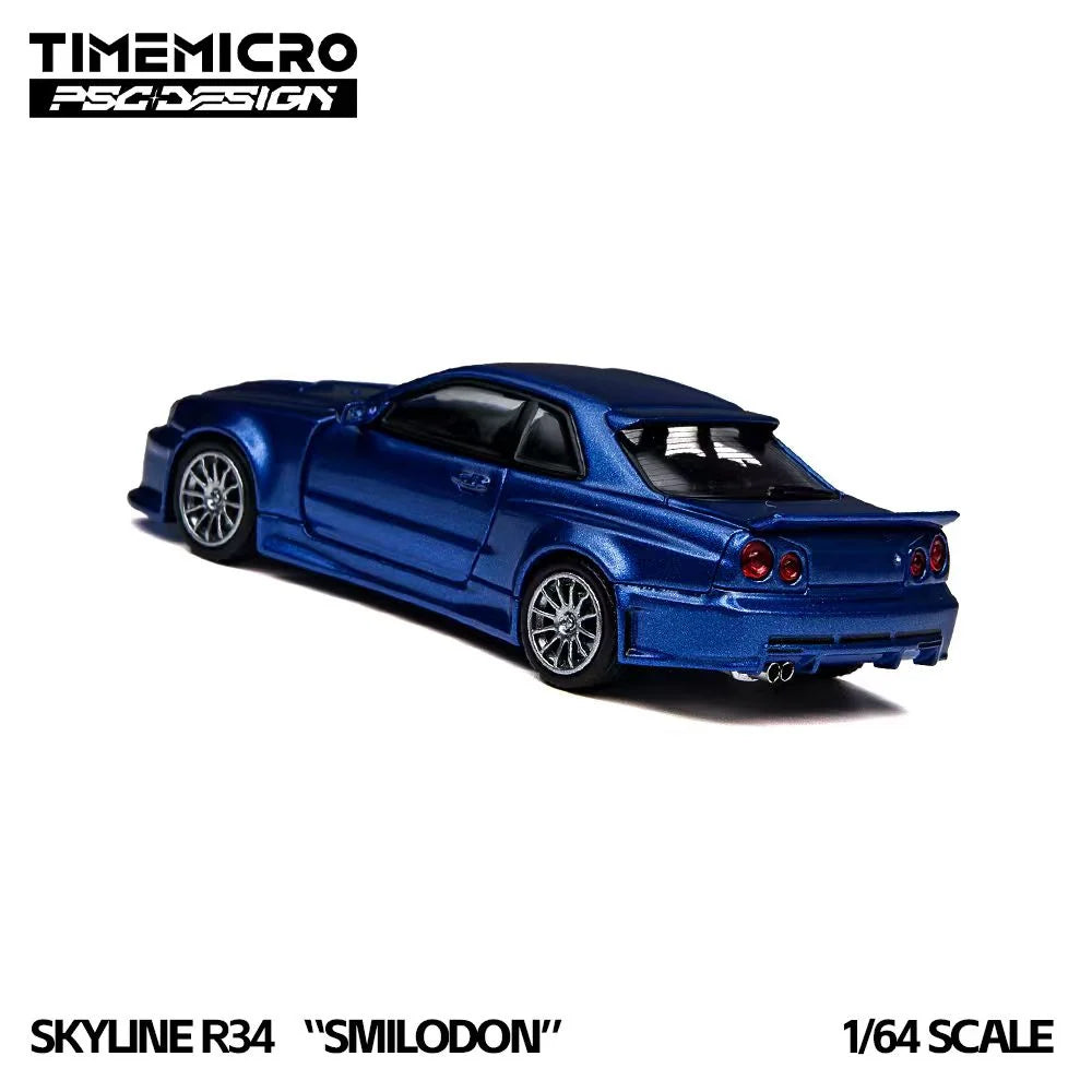 Time Micro Skyline R34 "Smilodon" Navy Blue (TM648403)