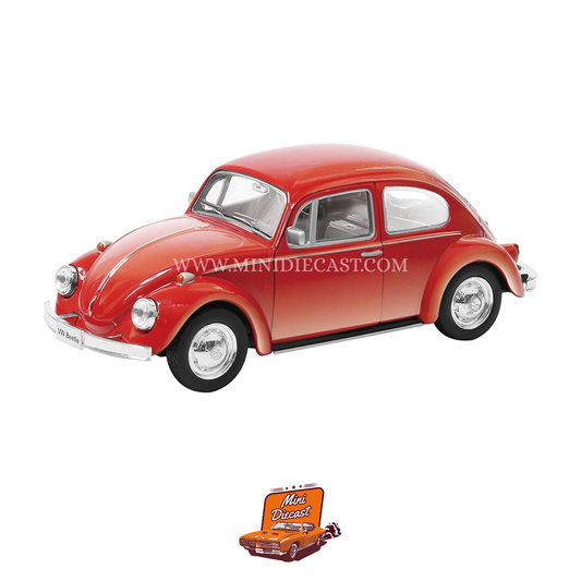 Volkswagen Classic Beetle - Red (1:32 Scale)