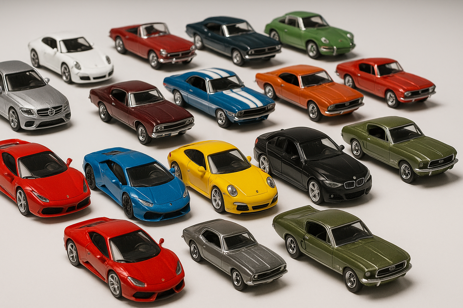 1:64 diecast cars collection