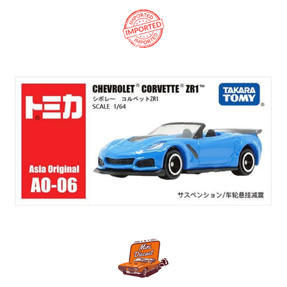 Takara Tomy Tomica Asia Original A0-06 Chevrolet Corvette ZR1