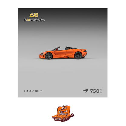 CM Model Mclaren 750S Spider Ember Orange (CM64-750S-01)
