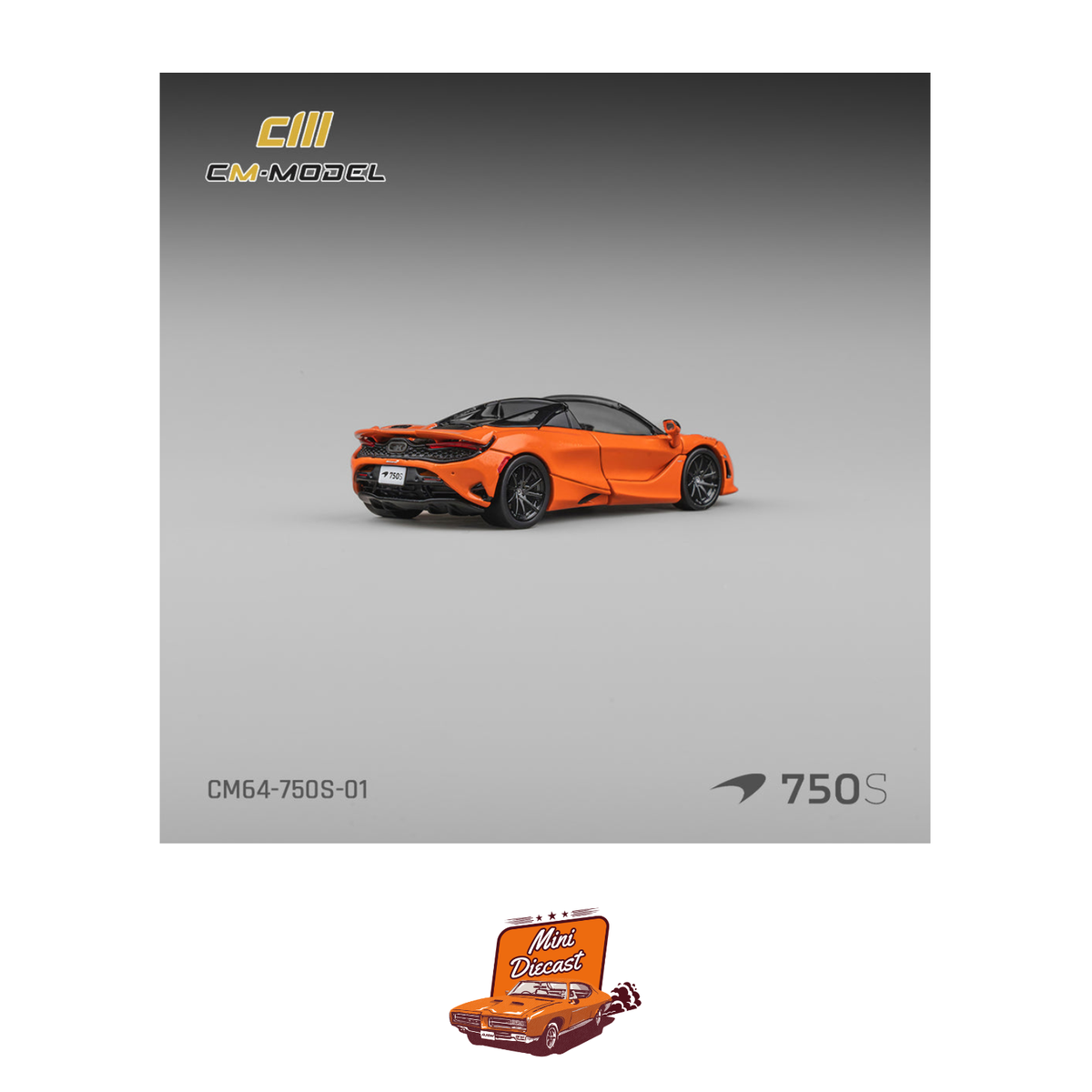 CM Model Mclaren 750S Spider Ember Orange (CM64-750S-01)
