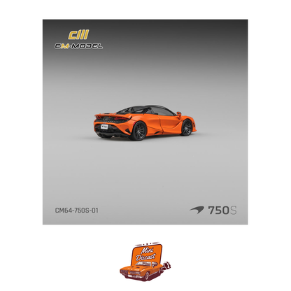 CM Model Mclaren 750S Spider Ember Orange (CM64-750S-01)