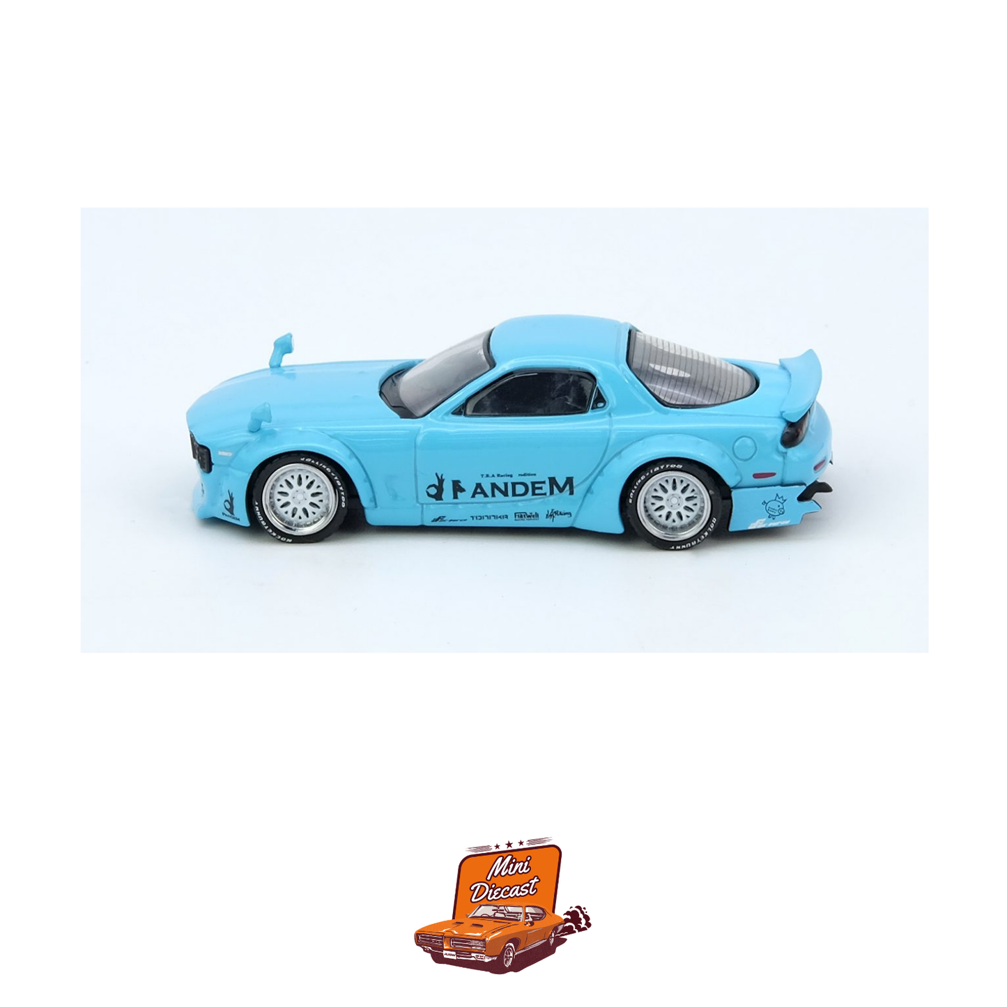INNO64 Mazda RX-7 (FD3S) PANDEM Rocket Bunny Tiaany Blue IN64-RX7FDP-TIFBLU