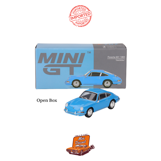 Mini GT #707 Porsche 901 1963 “Quickblau” (Open Box)