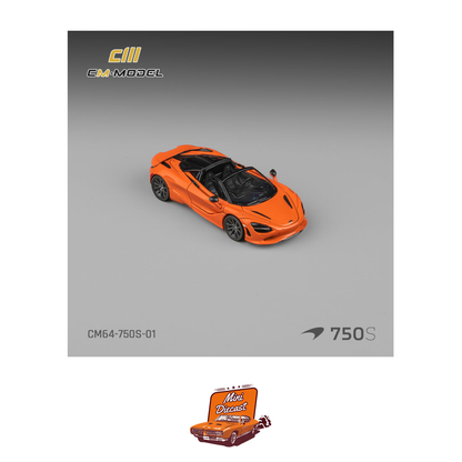 CM Model Mclaren 750S Spider Ember Orange (CM64-750S-01)