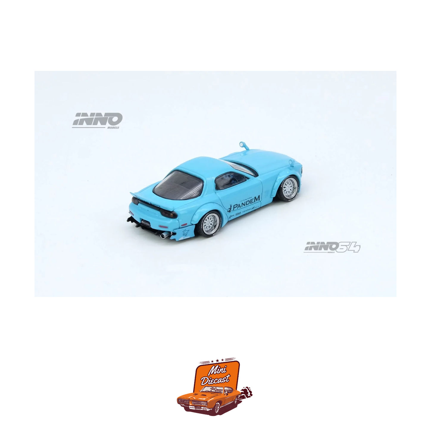 INNO64 Mazda RX-7 (FD3S) PANDEM Rocket Bunny Tiaany Blue IN64-RX7FDP-TIFBLU
